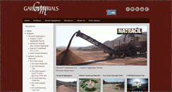 Desktop Screenshot of gailmaterials.com